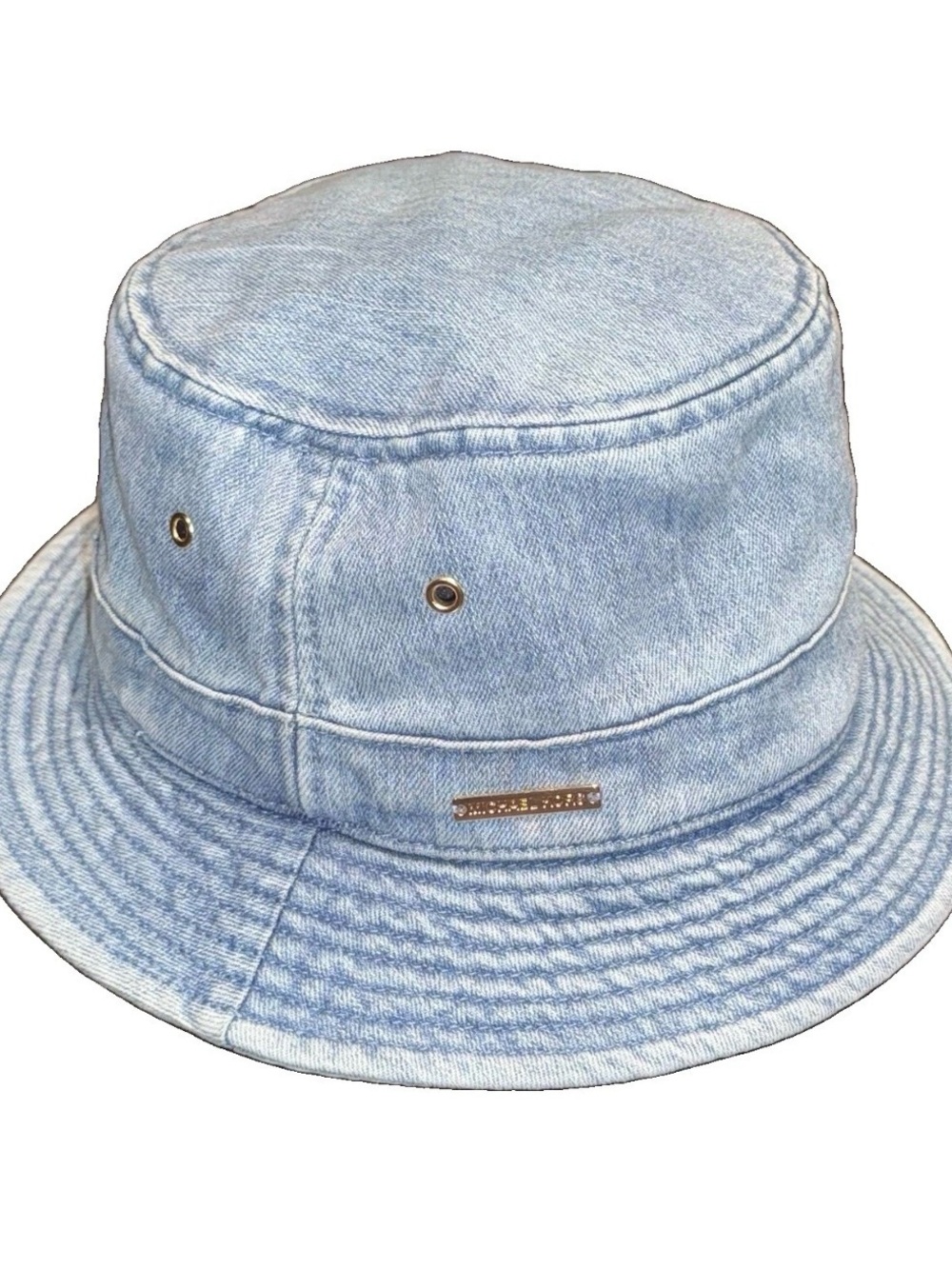 MICHAEL Michael Kors Light Wash Denim Bucket Hat
